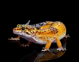 Naklejka premium Close-up of a gecko (3)