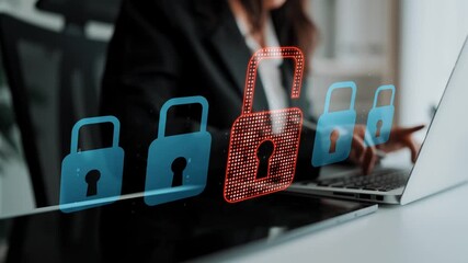 Digital security concept illustrating a cybersecurity breach, with a red unlocked padlock indicating data exposure among secure systems, emphasizing system vulnerability and risk Marrow - Powered by Adobe