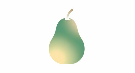 pear on a white background