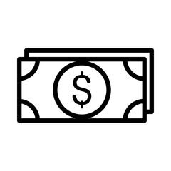 vector illustration of a dollar sign