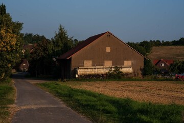 La granja en una tarde de verano