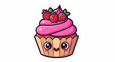 chocolate cupcake with cherry