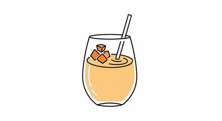 ice cream and juice