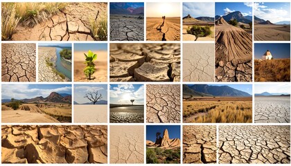 A collection of arid landscapes