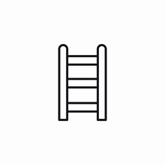 ladder stairs icon sign vector