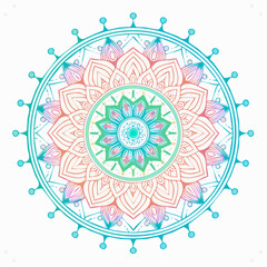 Beautiful Mandala Art with Intricate Patterns and Soothing Colors, a Symbol of Harmony and Peace