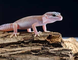Close-up of a gecko on wood (1)