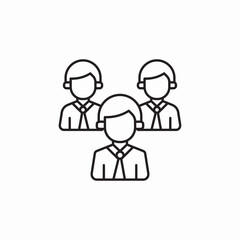 group team icon sign vector