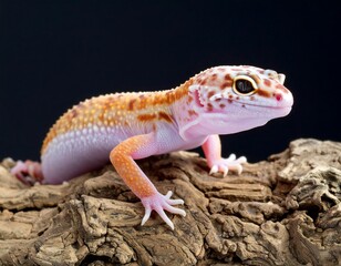 Close-up of a gecko on wood