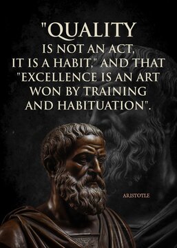Aristotle quote about quality