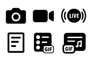 music icons set