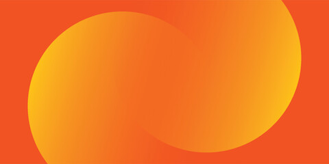 Abstract orange background with circles. Vector illustration
