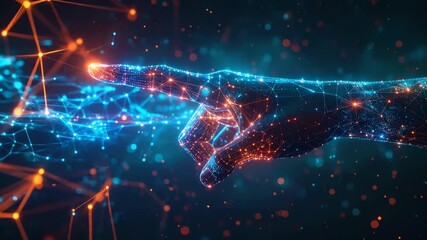 Digital Connectivity and Artificial Intelligence: A Futuristic Graphic Presentation