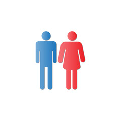 Gender Equality Symbolizing Male and Female Partnership Together