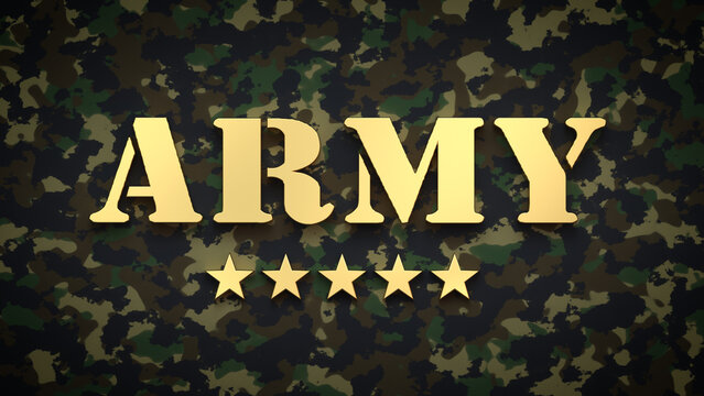 Gold Amry Text