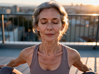 portrait of a mature woman