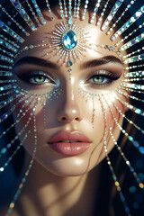 Fantasy Anime Girl Portrait – Digital Art Illustration