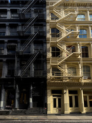 SoHo cast iron building architecture