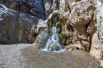 Darwin waterfall in Death Valley national park (inyo county)