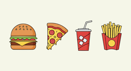 fast food icons