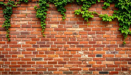 Brick wall with climbing ivy (1)