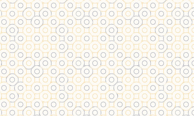 Minimalist Geometric Seamless Pattern with Octagons and Circles