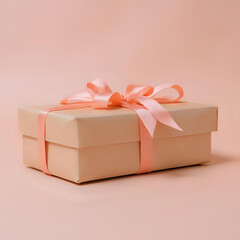 Gift Box with Ribbon Decoration