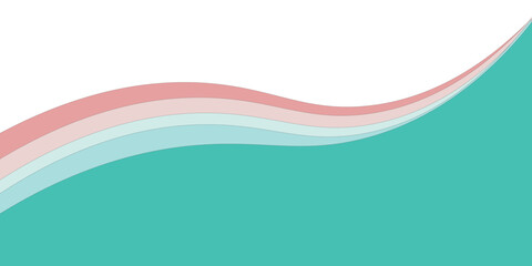 blue creative wave business banner background