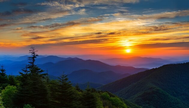 Smoky Mountain Sunset