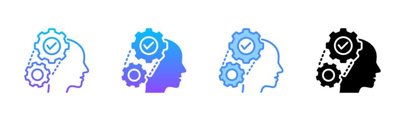Mindset Multi Style Icon Set