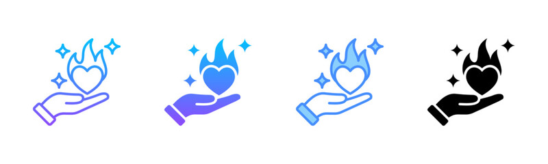 Passionate Multi Style Icon Set