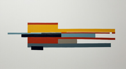 Abstract Futuristic Urban Grid, Neon Glow