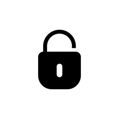 Unlock Icon for Security and Access