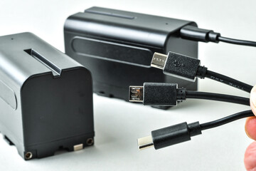 モバイルバッテリーの充電イメージ
