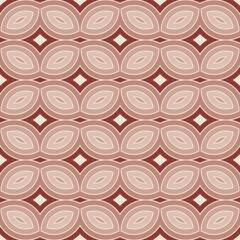 Abstract seamless pattern with floral texture and vintage pink ornate tile design