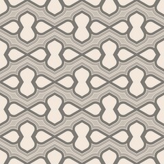 Geometric floral seamless pattern for vintage wallpaper design