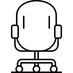 Office chair Outline Icon