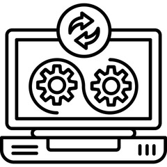 DevOps Tools Outline Icon