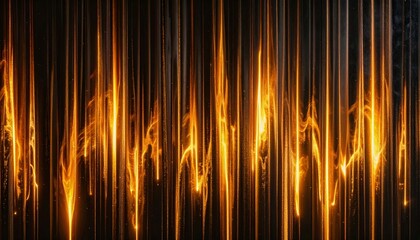 Abstract fiery vertical lines on dark background (2)