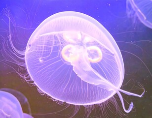 Jellyfish in aquarium