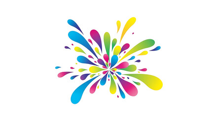 Modern abstract graphic design featuring vibrant concentric circles with a smooth color gradient, radiating from a central point, transitioning from cool blue tones to warm orange hues