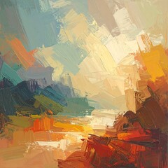 Abstract landscape painting (12)
