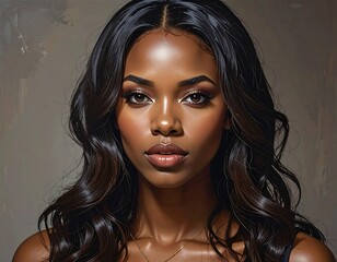 Radiant African Woman Portraiture