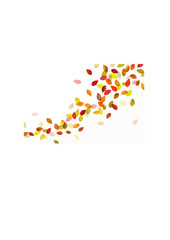 Autumn leaves Dancing (watercolor pencil texture.ai