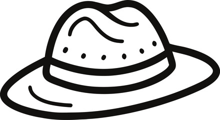 Winter Beanie or Knit Cap Doodle