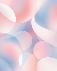 Soft pastel abstract digital wallpaper 4K