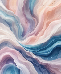 Soft pastel abstract digital wallpaper 4K