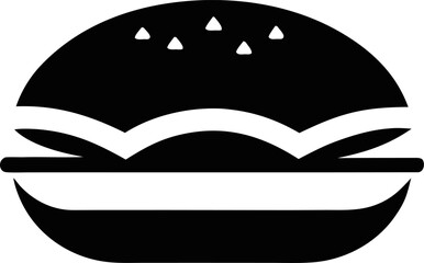 Indian Street Food Vada Pav Snack Icon