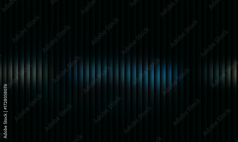 Poster abstract background with vertical lines and blurred lights in shades of blue, black and gray creatin