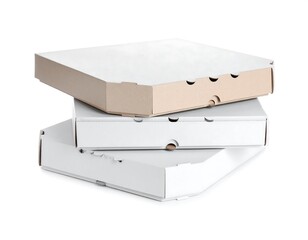Pizza boxes stacked